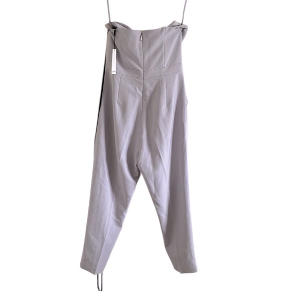 Lavish Alice Cowl Bandeau Jumpsuit Women’s Size 8 Strapless Corset Blue Gray - Picture 5 of 9